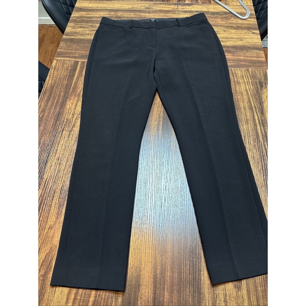 Theory Izelle P2 Modern Crepe Women's Pants Size 12 Black EUC